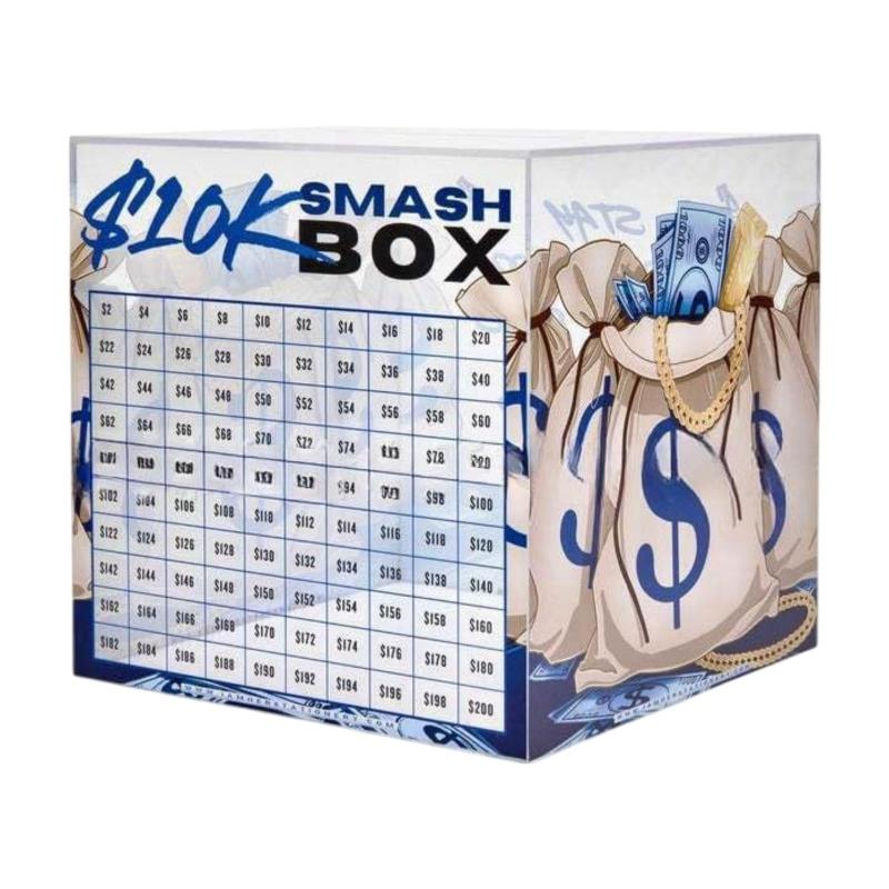 すまいる・きゃりあのピギーバンクは.大人のためのお金のためにスマッシュセーバーギフト貯蓄箱スマッシュボックススマッシュボックスを開くために壊れなければなりません｜アングル3