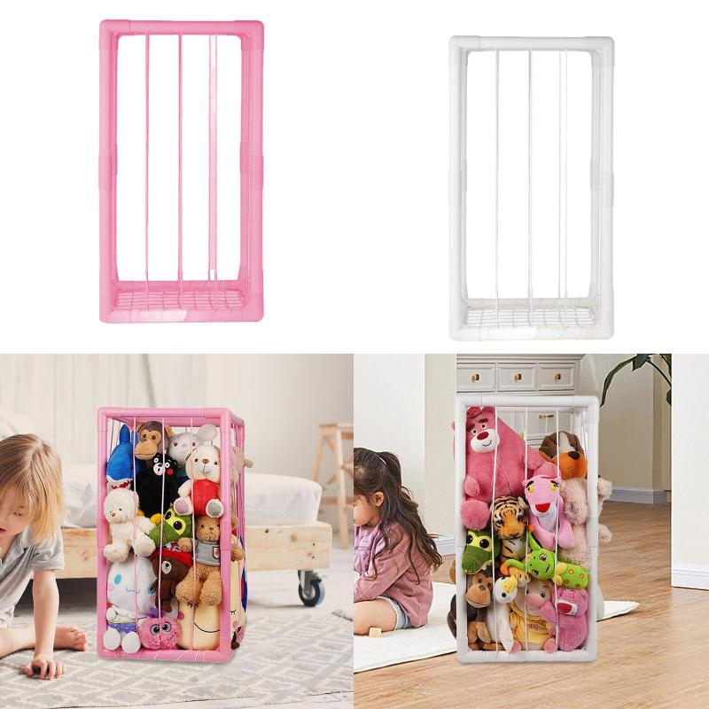 ぬいぐるみ動物園収納ぬいぐるみオーガナイザーポータブル大容量頑丈なぬいぐるみ収納ホルダー保育園就..