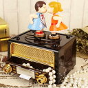 ラジオモデル機械オルゴール 恋人キスオルゴール 柔らかい音楽 結婚式 バレンタインデー ギフト