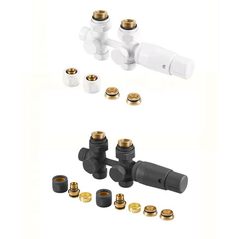 サーモスタットラジエーターバルブ統合ラジエーターバルブ真鍮簡単なインストールシャワーバルブ家庭用