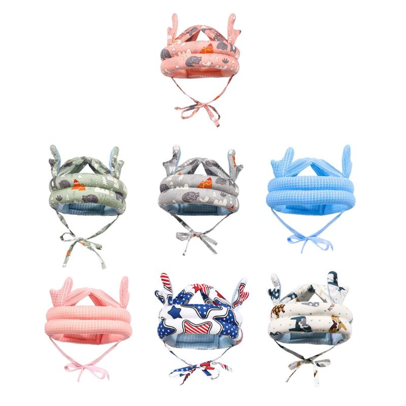 ベビー保護キャップ 幼児用 調節可能なキャップ ぶつからない 衝突防止 赤ちゃん用プロテクター 這いずり用