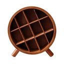Woodenは.バスルームと虚栄心のための12個のスロットを備えた口紅オーガナイザー用のスタンドです