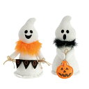 ゴースト人形おもちゃハロウィンデコレーション漫画クラフト彫刻DIY疲れたトレイ装飾フィギュアホリデー屋内ギフトパーティーの記念品