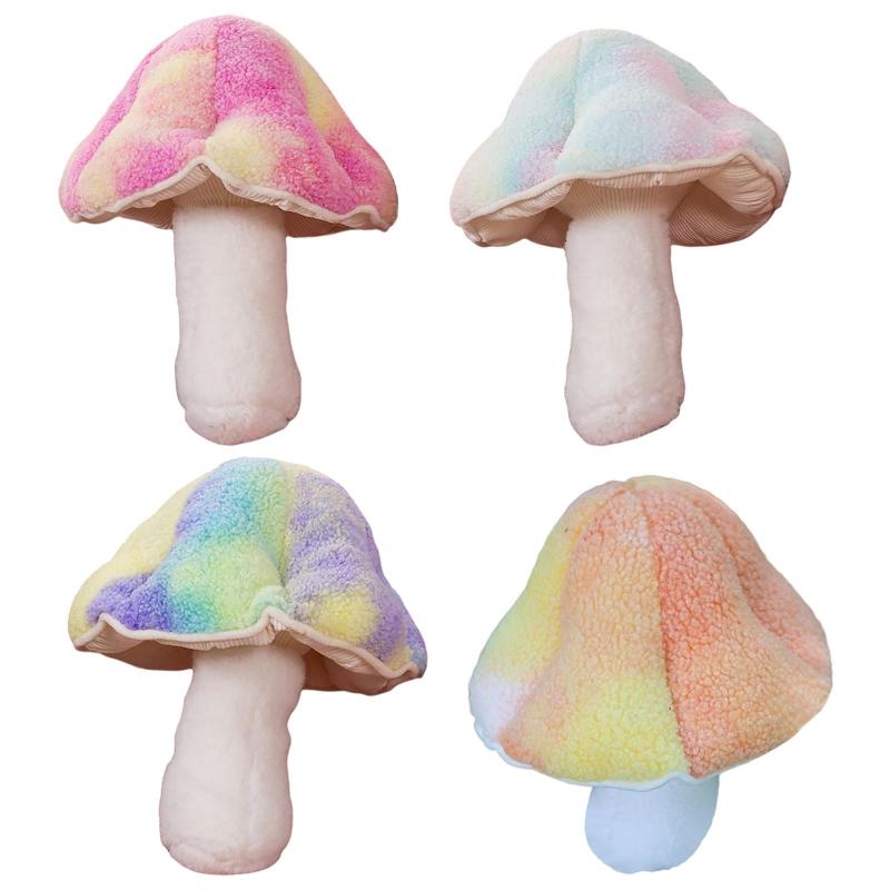 ガールフレンドのベッドとソファのためのきのこぬいぐるみバレンタインデーの誕生日の就寝時のギフト