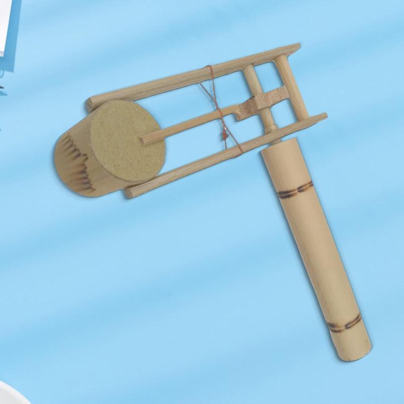 竹製ハンドラトル 教育用ハンドヘルドサウンドボード