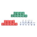 10xアクリル分数サイコロ教育キッズ数学おもちゃホームスクール用品
