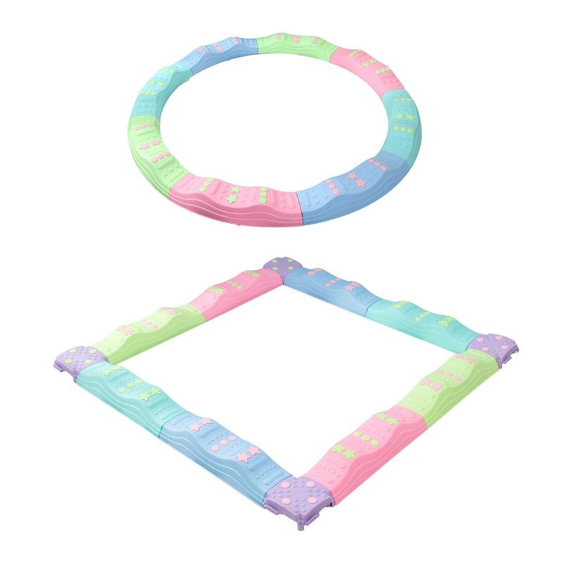 子供用平均台.バランスブロック幼児障害物コース屋内屋外バランスブロック感覚トレーニング器具触覚バランスボード