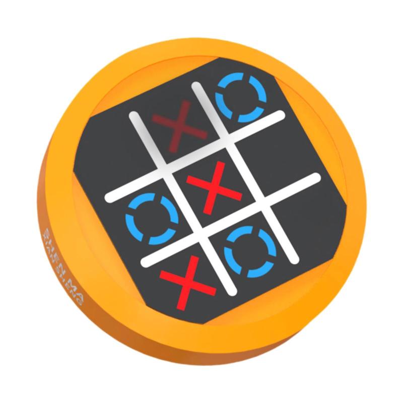 TAC TOE GAME BOARDゲームファミリーゲームXOゲームクラシックブレインティーザーハンドヘルドパズルゲームコンソール 3