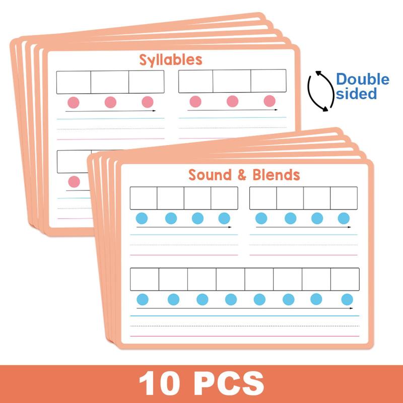 10枚入り ホワイトボードシート 小学校用 教室用品 小型ホワイトボード