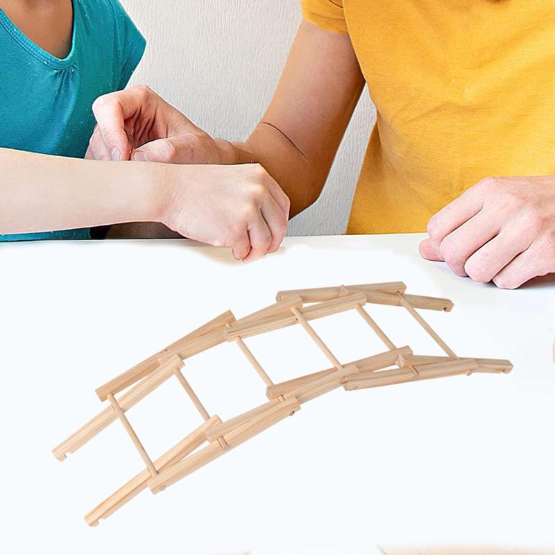 木製科学モデル橋パズル橋キット 子供用