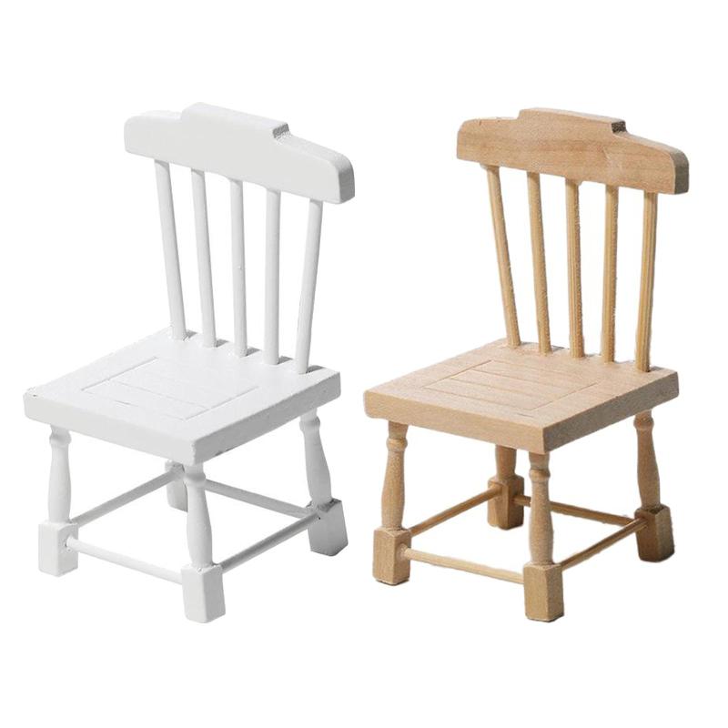 1/12スケール現実的なミニチュアドールハウスダイニングテーブル椅子.人形の家の家具椅子ソファソファ.木製コレクション