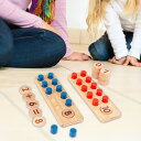 小学校と幼稚園のための10フレーム数学ツールキット , 木製