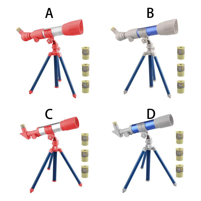 ホリデーギフト用のポータブル望遠鏡おもちゃ科学学習おもちゃ40x/30x / 20x