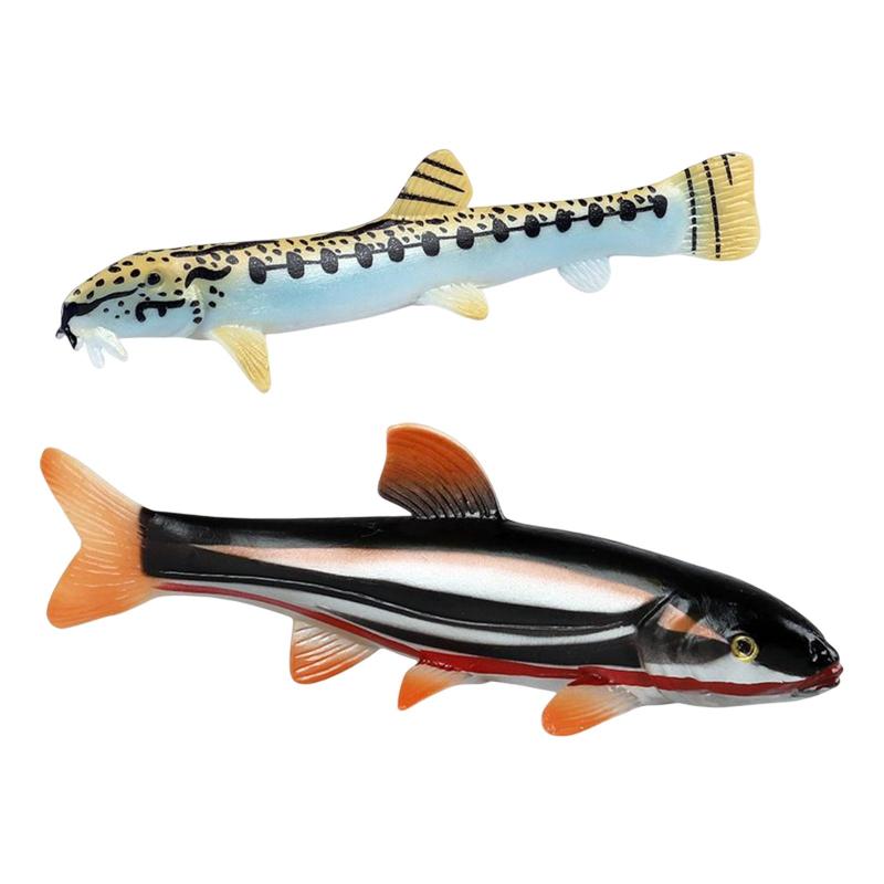 ミニチュア モデル 知育玩具 魚 マリンモンスター リアルな海のフィギュア 学校のプロジェクトギフト 子供向けコレクション プレイセット