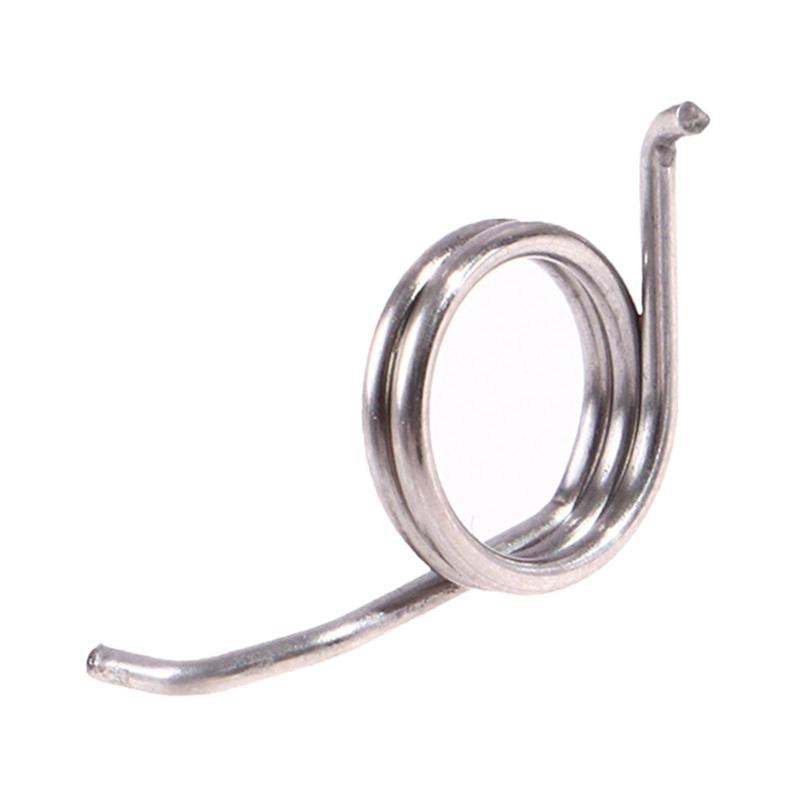 2xベイトキャスティングウォータードロップホイールスプリング修理ツール.1xステンレススチール釣りスプールスペアパーツ小型ねじりスプリング