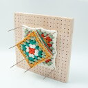 木製ブロッキングボードセット 手作り編み物装飾ソリッドブッチャーブロックフック