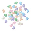 50x バレンタインデー ハート パッチ デカール バッグ ミニ ハート ヘアクリップ アップリケ