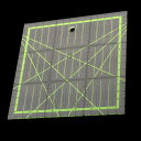 パッチワーク定規 キルティング型紙定規 1本