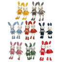 初心者向けのかぎ針編みキット一式 かわいいウサギのかぎ針編みクラフト スターターパック かぎ針編みを学ぶためのすべてが揃っています 糸.フック.アクセサリーが含まれています