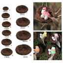 全10サイズ 手作り ラタン 鳥の巣 工芸品 窓の装飾 バードハウス
