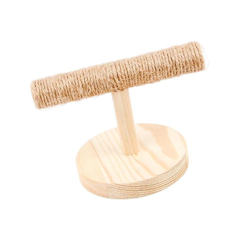 オウムパーチスタンド 木製バードケージパーチ ポータブルジムバードトレーニングスタンド オウムプレイスタンド 小中オウム コニュア ラブバード フィンチ