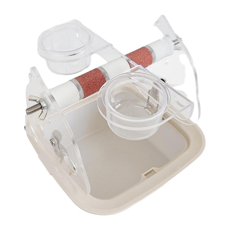 パロットトイレットスタンドオウムシのパロット鳥の止まりのラブバードコカチエルのコンコー