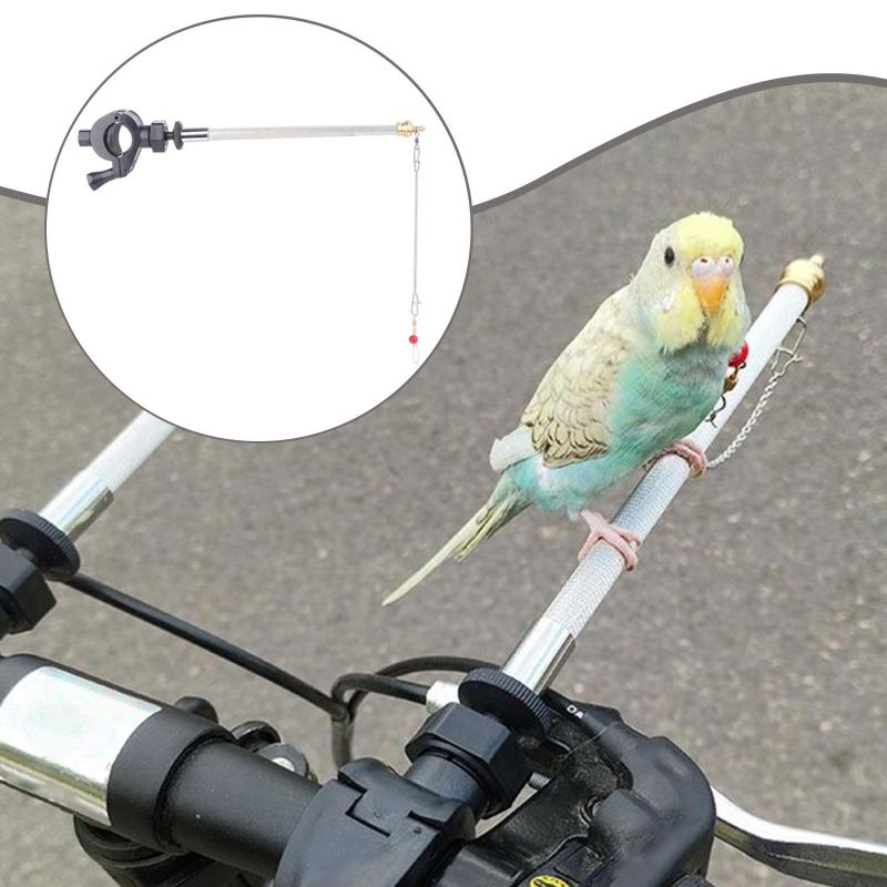 オウムハンドルバースタンド オウムハンドルバー バードキャリア パーチホルダー 実用的