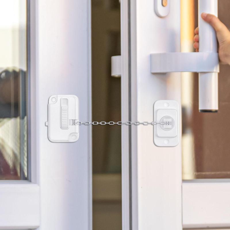 ベビーセーフロック 多目的セキュリティチェーンロック 引き出し冷蔵庫キャビネット用