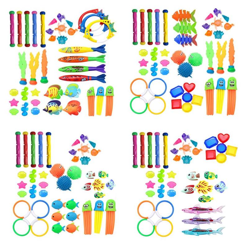 プラスチック製のスイミングダイビングセット夏の楽しいプールのおもちゃ