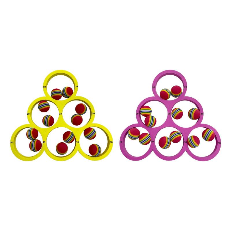 プール投げゲームセット フォームフロート 子供 大人用 簡単セットアップ プールゲーム ボール投げおもちゃ 水遊び 家族向け