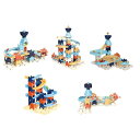 レーストラックビルディングブロックセットコンストラクションキットDIYプレイセットギフト就学前のおもちゃ教育おもちゃステム学習親子の学習