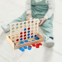 折りたたみ式チェスセット4列の木のボードゲーム