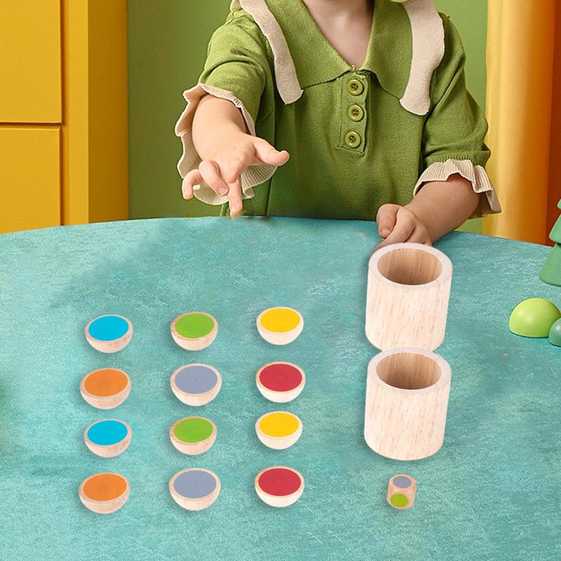 木製メモリ.シェイキングチェス.子供.男の子向けの観察メモリ.