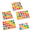 木製パズル早期学習おもちゃストッキング詰め物仕分けボード新年ギフト教育ジグソーパズル子供のための子供男の子女の子
