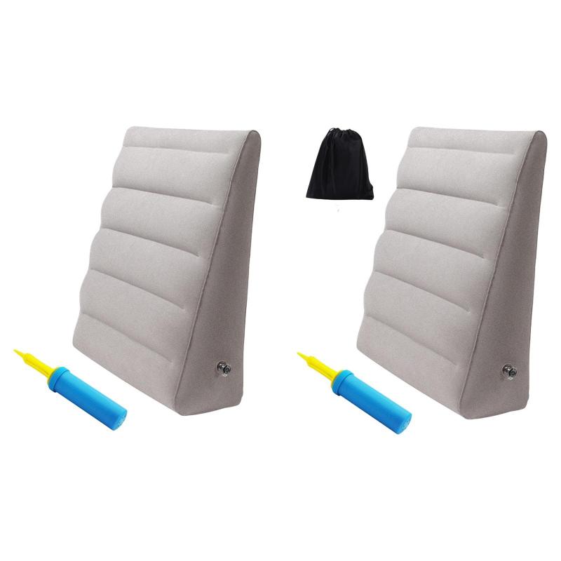 インフレータブルウェッジ枕インフレータブルクッションレッグサポート軽量インフレーションとキャンプ..