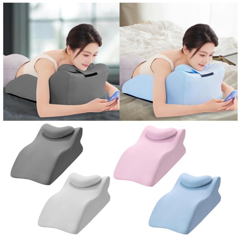 ベッドウェッジ枕 軽量 人間工学に基づいたファッション うつ伏せマッサージ枕 くつろぎ睡眠用
