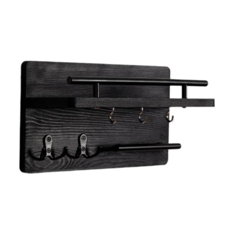 木製の壁掛けキーラック.壁用キーホルダー.木製の壁掛けキーホルダー.廊下用家具.寝室.アパート.ファー..