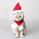 全3サイズ 調節可能 ペット 犬 猫 サンタ 帽子 衣装 ドレス