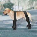 犬用サスペンダーブーツ 犬用ブーティ レギンス 多機能 防水 滑り止め 犬用シューズ