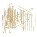 5メートル プラスチックビーズ ビーズリボン トリムストリング 結婚式用 1.5mm , ゴールド1, 説明したように