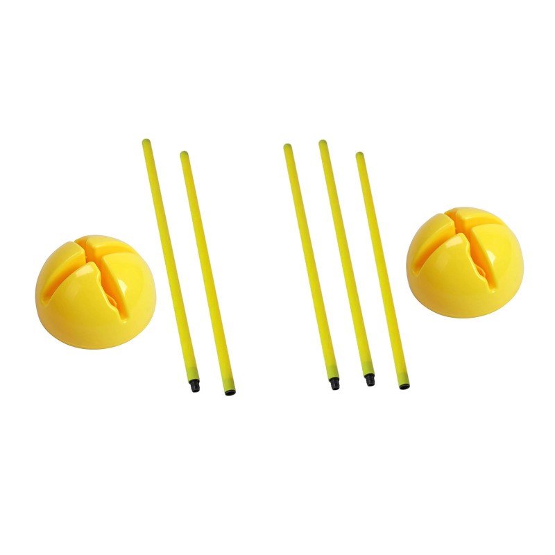 サッカーアジリティトレーニングポール.サッカートレーニング用品.実用的なサッカートレーニングマーカー