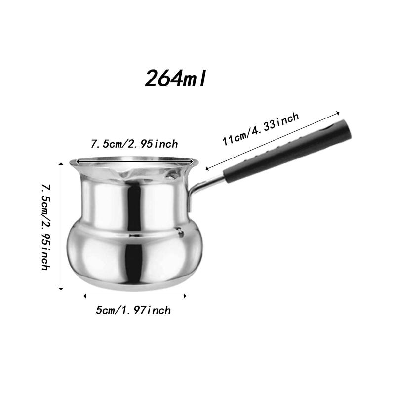 ターキッシュコーヒーポットミルクウォーミングポットモダンティーポットミルクティーホットチョコレートのおいしい毎日旅行のためのプロのコーヒーメーカー