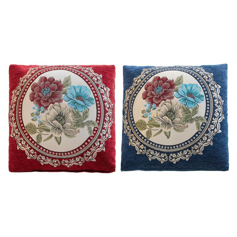 花柄枕カバー クッションケース 枕カバーカバー ゲストルーム用花柄クッションカバー