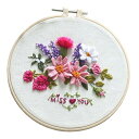 カウントステッチ DIY 刺繍キット手作り裁縫キット大人初心者花柄