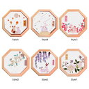 中国刺繍スターターキット DIY 工芸品 クロスステッチキット パターン付き ハンドクラフト 大人向け 操作が簡単 裁縫飾り ペンダント