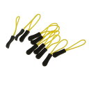 10ピース/個ジッパークサー荷物ジャケットバックパック用交換用ジップコードプーラースライダー/レッド/