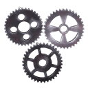 3 個のレトロな工業デザインのスチーム パンクな木製歯車 12 Cm ホーム装飾用