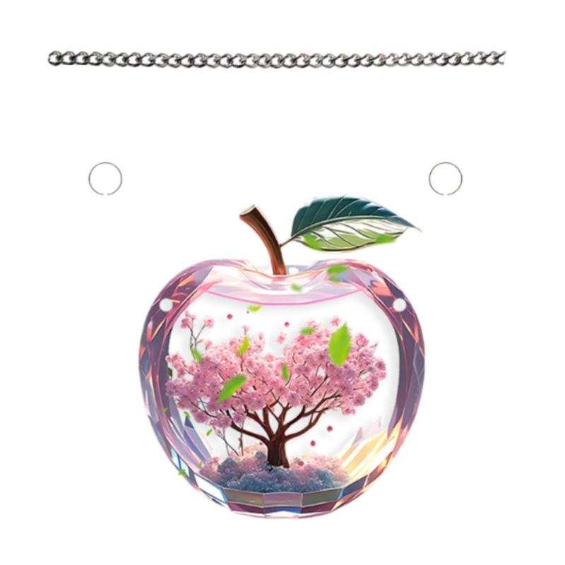 コーヒーショップのリビングルーム用の2Dプレートのリンゴ吊り下げオーナメント装飾