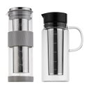 コールドブリューメーカー.コールドブリューアイスコーヒーメーカー冷蔵庫用漏れ防止.気密蓋付きコーヒーメーカーピッチャー
