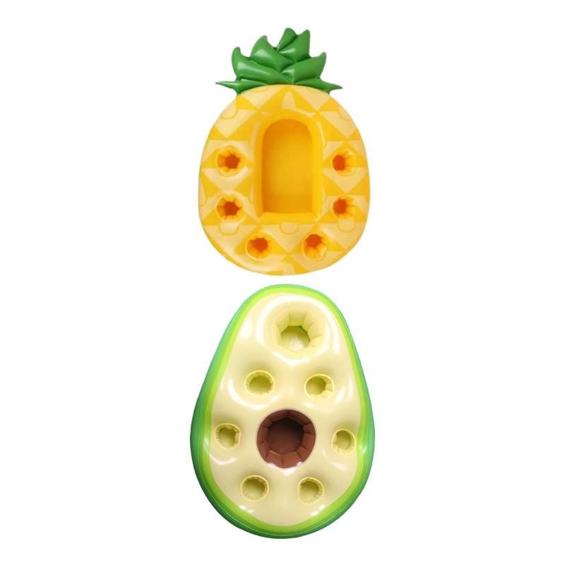 インフレータブルフローティングドリンクホルダー フローティングバー スナックボウル PVCカップ 缶ホ..